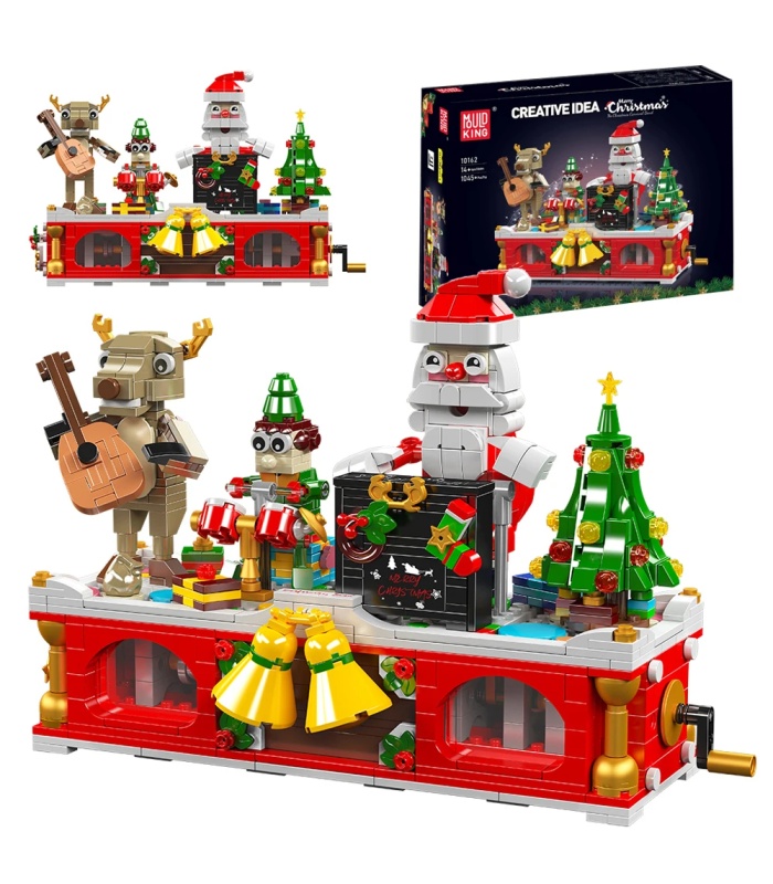 MOULD KING 10162 Weihnachtskarnevalsband Bausteine-Spielzeugset