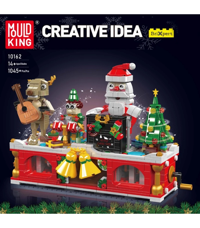 Juego de bloques de construcción de juguetes de banda de carnaval navideño MOULD KING 10162