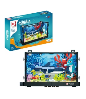 Ensemble de jouets de construction de réservoir d'aquarium personnalisé DK 7020 Atlantis World