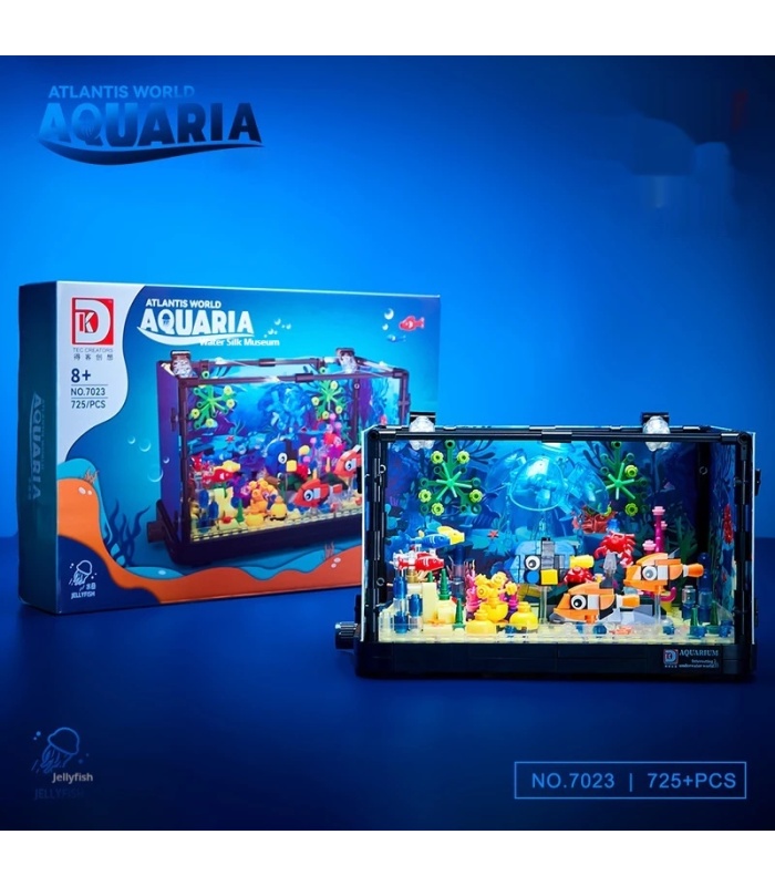 Juego de bloques de construcción de juguetes para acuario Atlantis World Aquaria personalizado DK 7020