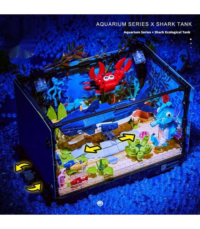 Custom DK 7020 Atlantis World Aquaria Tank Bausteine Spielzeugset