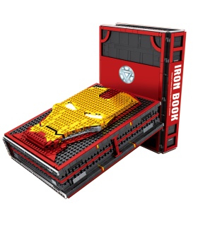 Juego de bloques de construcción de juguetes con figuras y el salón conmemorativo de Iron Man personalizado 2615