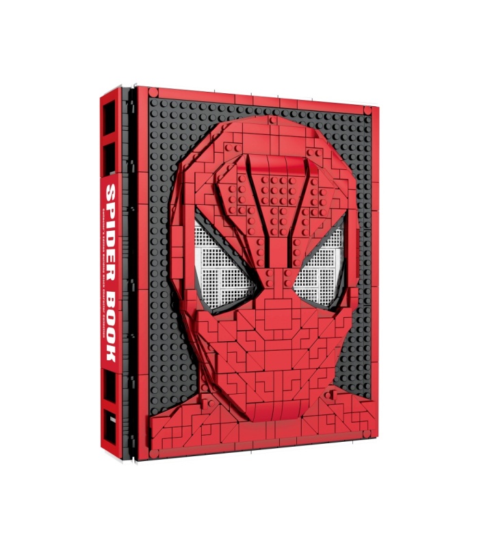 Benutzerdefiniertes Spider-Man-Sammelbuch mit Spiderman-Figuren, Baustein-Spielzeugset 2895