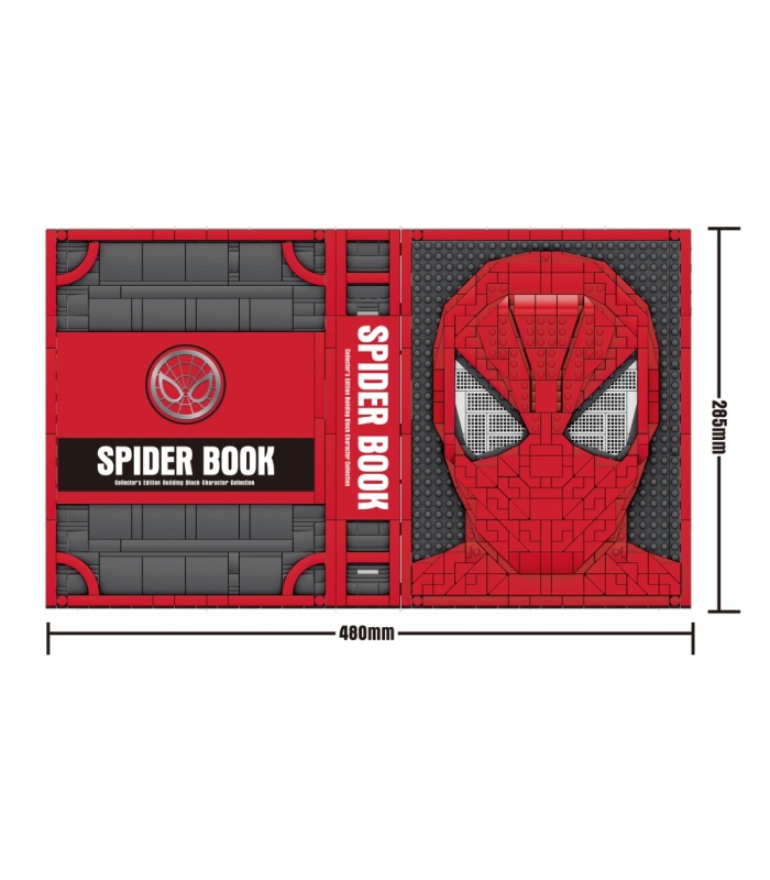 Livre de collection personnalisé Spider-Man avec figurines Spiderman et blocs de construction, ensemble de jouets 2895