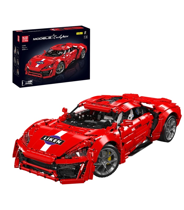 MOULD KING 13190 Lykan HyperSport Car Remote Control Building Blocks Toy Set