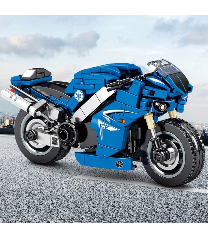 SEMBO 701102TechinqueシリーズYamahaR1モーターサイクルビルディングブロックおもちゃセット