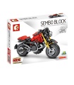 SEMBO 701103 Techinque Series Ducati 1200 Juego de bloques de construcción para motocicleta