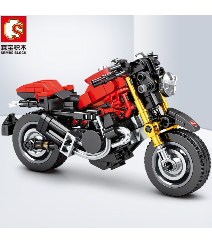 SEMBO 701103 Techinque 시리즈 Ducati 1200 오토바이 빌딩 블록 장난감 세트