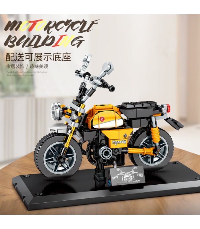 SEMBO 701115 Techinque Series Monkey Motorcycle Building Blocks Toy Set