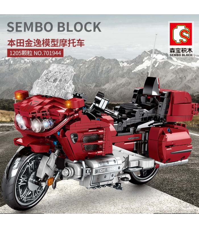 SEMBO 701944 Techinque 시리즈 Honda Gold Wing 빌딩 블록 장난감 세트