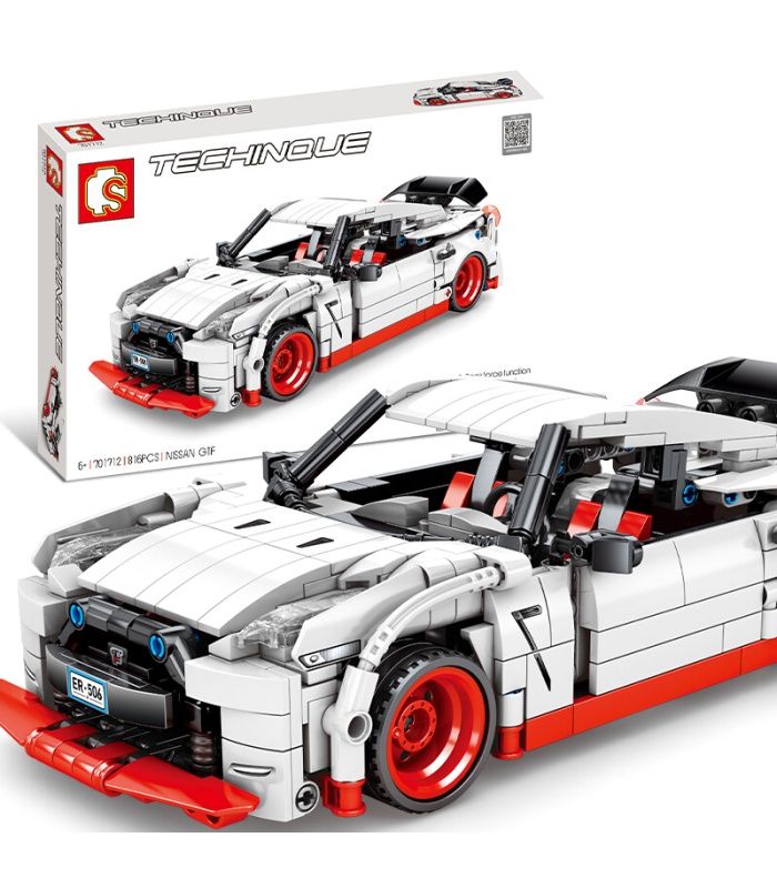 SEMBO 701712 Techinque Serie Nissan GTR Bausteine Spielzeugset