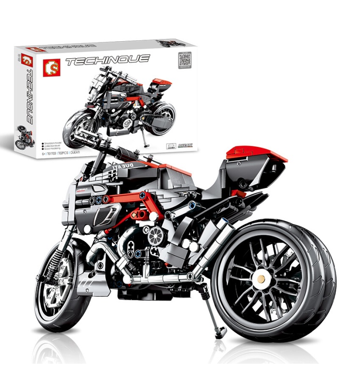 SEMBO 701703 Techinque Series Dueati Motorcycle Building Blocks Toy Set