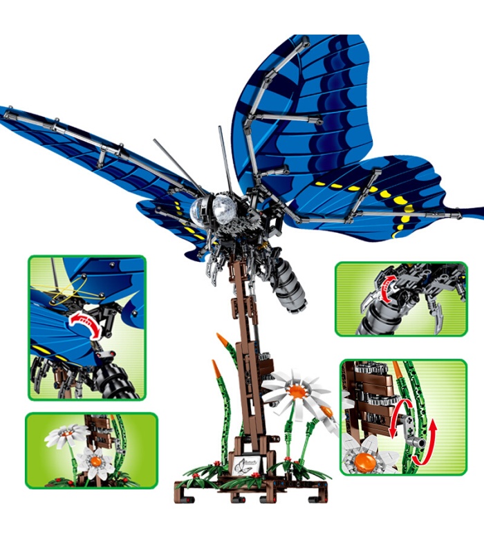 SEMBO 703601 Techinque Series Swallowtail Butterfly Building Blocks Toy Set