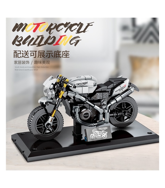 SEMBO 701113 Techinque Series Triump Motorcycle Building Blocks Toy Set