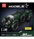 Juego de bloques de construcción de juguete con control remoto para coche clásico Bentley Blower de MOULD KING 13191