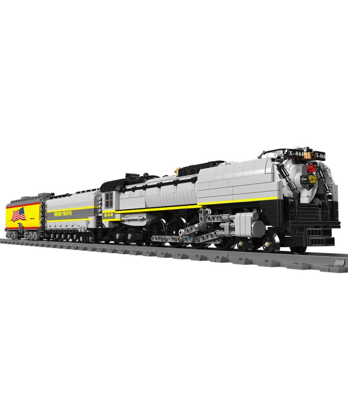 Juego de bloques de construcción de locomotora de vapor Union Pacific 844 de MOULD KING 12031