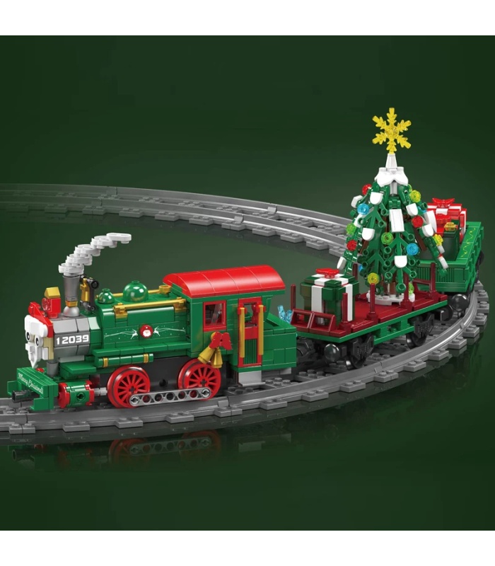 MOULD KING 12039 ESU KG230 Diesel Locomotive Christmas Special Edition Building Blocks Toy Set