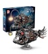 Custom DK 7042 Mechanical Lantern Fish Building Blocks Toy Set