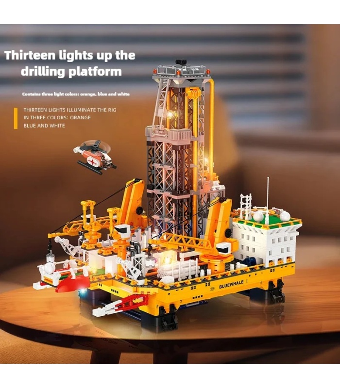 JIESTAR JJ9135 Bluewhale 1 Oil Platform Oil Platform Building Blocks Toy Set