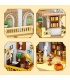 JIE STAR 57015 European Bookstore Building Blocks Toy Set