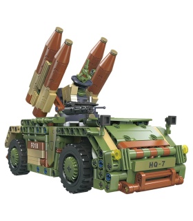 JIE STAR 58139 HQ-7 Air Defense Missile Launcher Building Blocks Toy Set