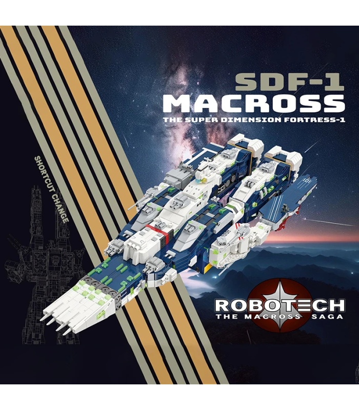 JIE STAR 58144 Tron: Legacy: Macross SDF-1 Bausteine-Spielzeugset