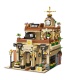 JIE STAR 89120 European Retro Cafe Shop Building Blocks Toy Set