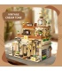 JIE STAR 89120 European Retro Cafe Shop Building Blocks Toy Set