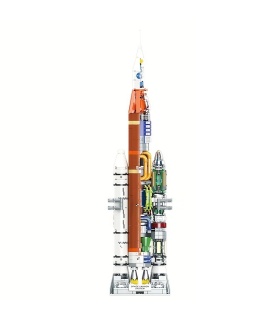 JIE STAR JJ9030 Launch Vehicle Space Launch System Building Blocks Toy Set