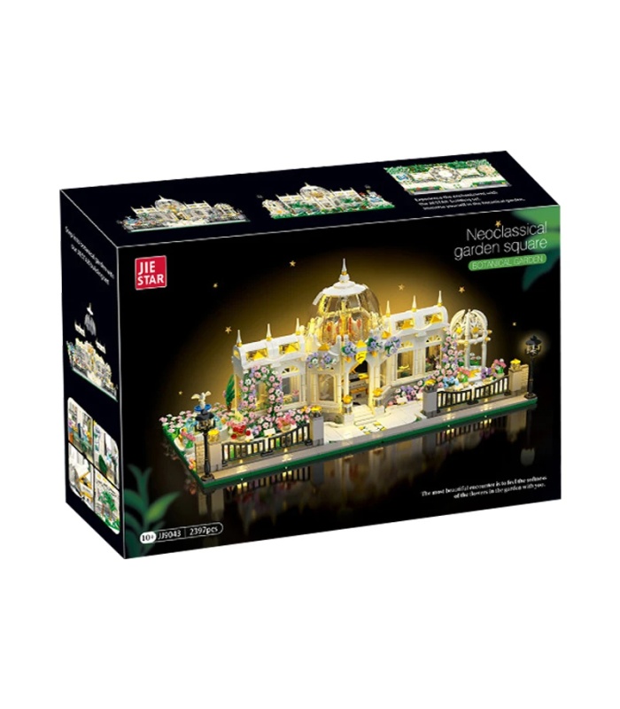 JIE STAR JJ9043 Garden Square Building Blocks Toy Set