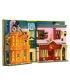 JIE STAR JJ9057 Ensemble de jouets de construction de livres Harry Potter Diagon Alley