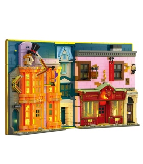 JIE STAR JJ9057 Harry Potter Diagon Alley Book Building Blocks Toy Set