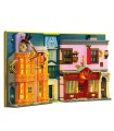 JIE STAR JJ9057 Ensemble de jouets de construction de livres Harry Potter Diagon Alley