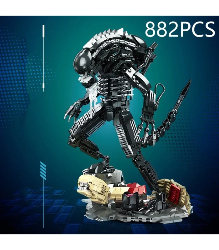 JIE STAR JJ9154 Xenomorph Alien-Bausteine-Spielzeugset