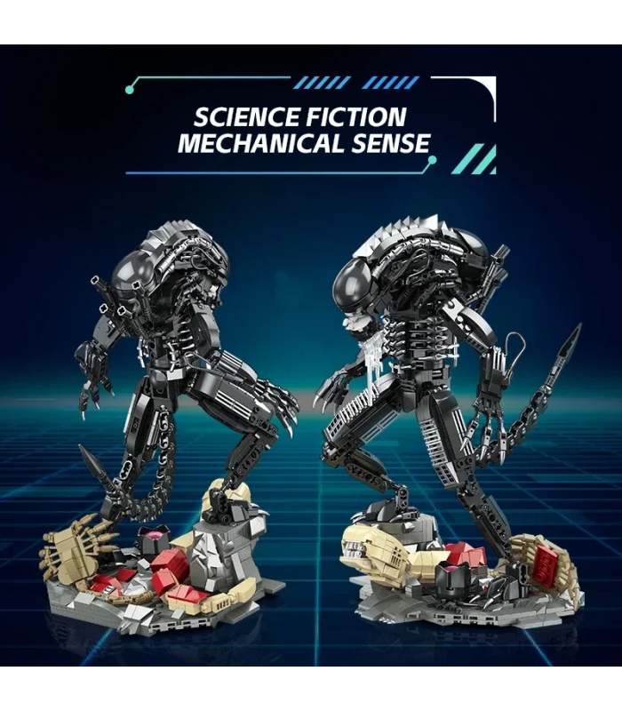 JIE STAR JJ9154 Xenomorph Alien Building Blocks Toy Set