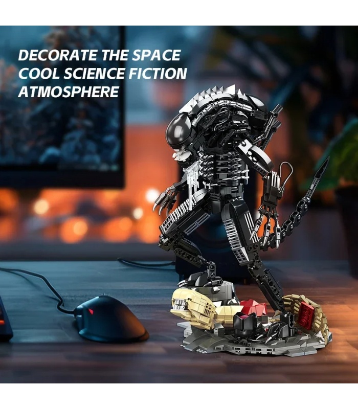 JIE STAR JJ9154 Xenomorph Alien-Bausteine-Spielzeugset