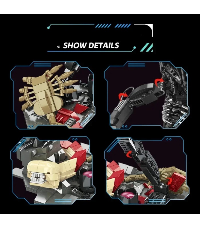 JIE STAR JJ9154 Xenomorph Alien Building Blocks Toy Set