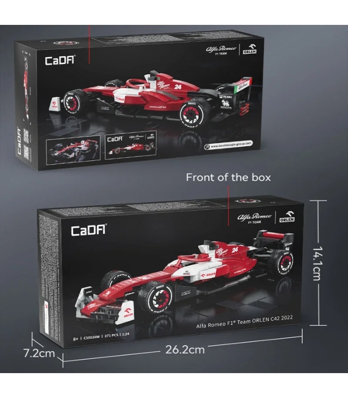 CaDA C55026 Alfa Romeo F1 Team ORLEN C42 2022 Bausteine-Spielzeugset