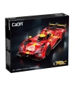 CaDA C63008 Blazing Flame Sports Car Building Blocks Toy Set