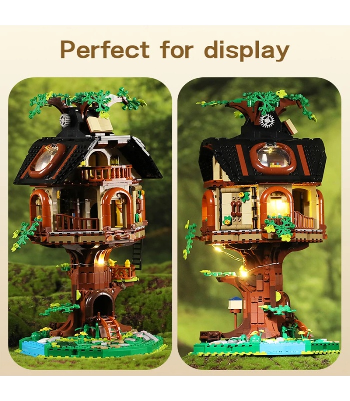 CaDA C66013 Tree House Library Building Blocks Toy Set