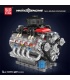 MOULD KING 10171 Chevrolet LSX454 V8-Motor Bausteine-Spielzeugset