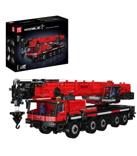 Liebherr Crane MOULD KING 10174 Red LTM 1110 Building Blocks Toy Set