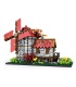 REOBRIX 66014 European Century Windmills Town Building Blocks Toy Set