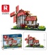 REOBRIX 66014 European Century Windmills Town Building Blocks Toy Set