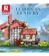 REOBRIX 66014 European Century Windmills Town Building Blocks Toy Set