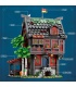 REOBRIX 66017 Medieval Tavern The Crusader Inn Building Blocks Toy Set