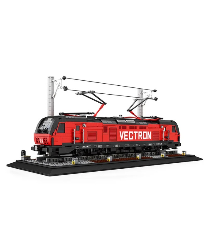 Juego de bloques de construcción de tren eléctrico de pasajeros europeo Vectron REOBRIX 66019