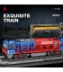 Juego de bloques de construcción de tren de mercancías europeo REOBRIX 66021 G2000