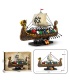 REOBRIX 66101 Ensemble de jouets de construction de drakkars Viking Penteconter