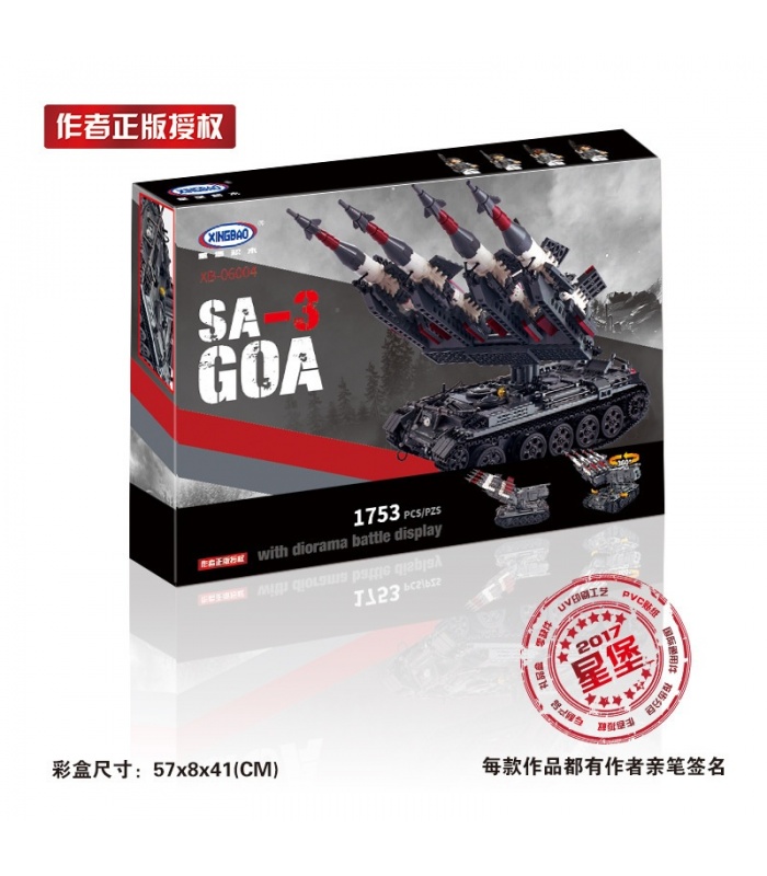 XINGBAO 06004 Soviétique, Sa-3 Goa et T55 Réservoir de Briques de Construction, Jeu de